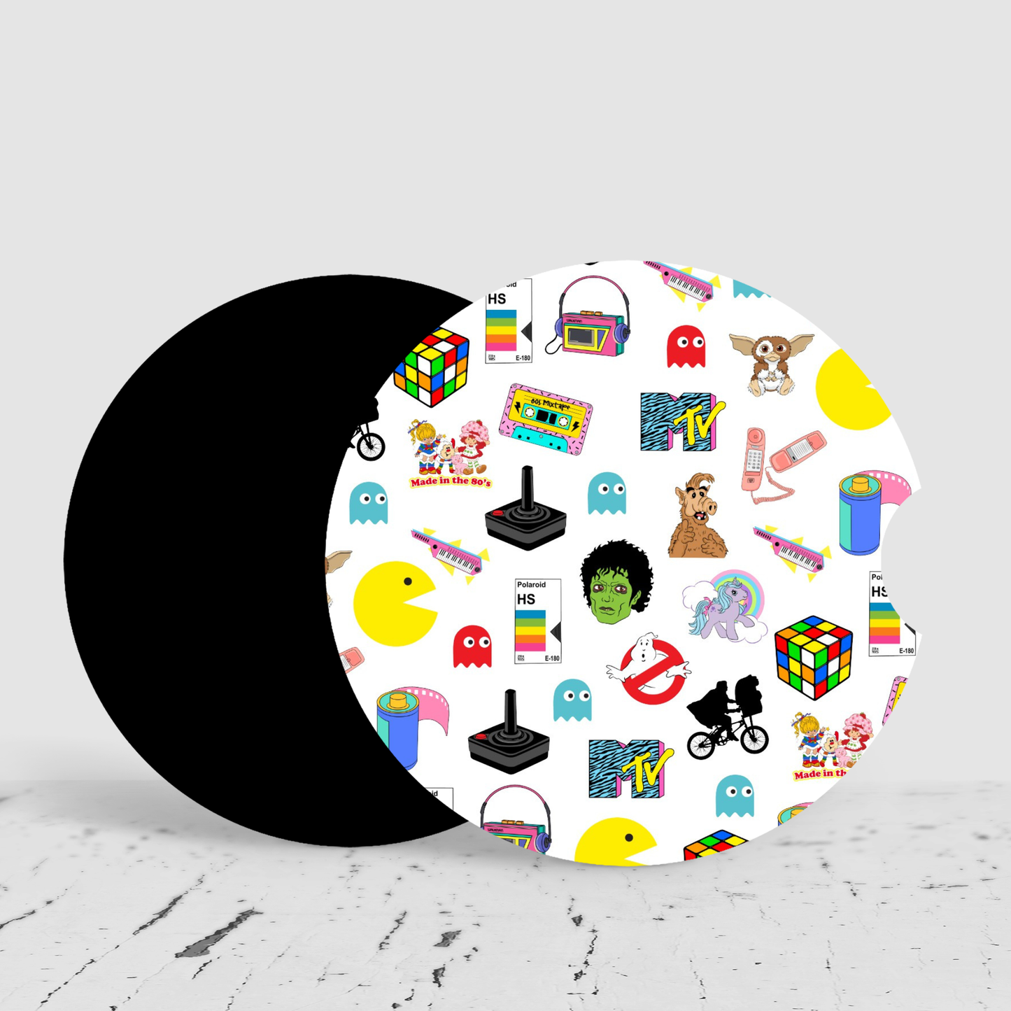 80s Love Car Coasters