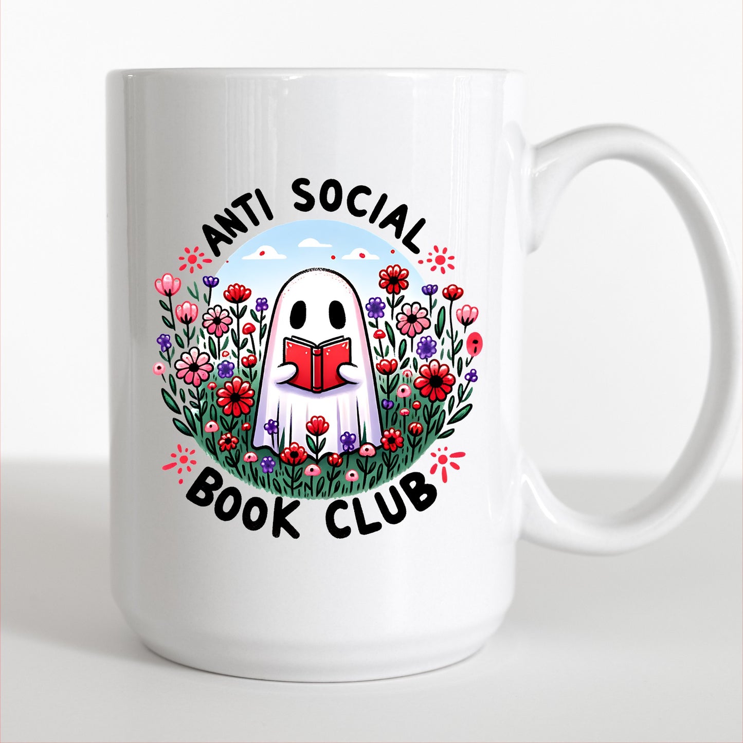 Antisocial Book Club Coffee Mug