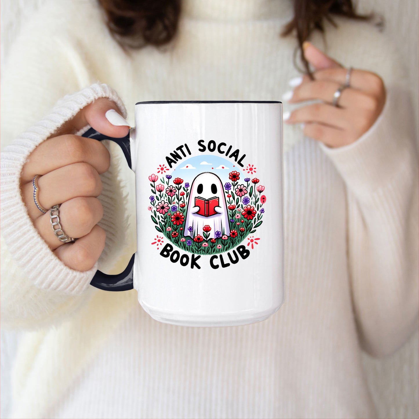 Antisocial Book Club Coffee Mug
