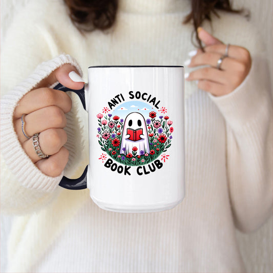 Antisocial Book Club Coffee Mug
