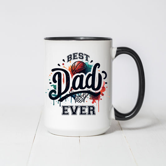 Best Dad Basketball Coffee Mug