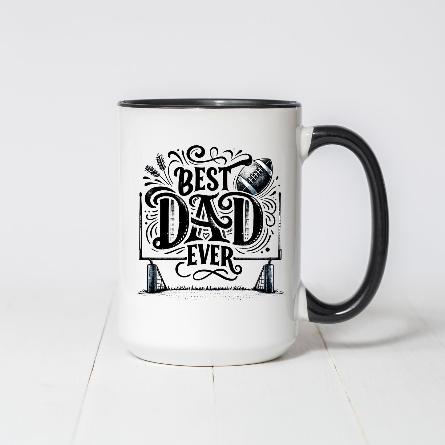 Best Dad Football Coffee Mug