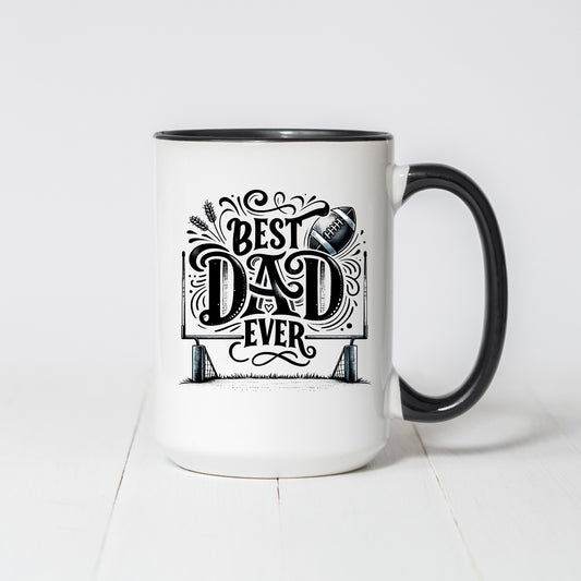 Best Dad Football Coffee Mug