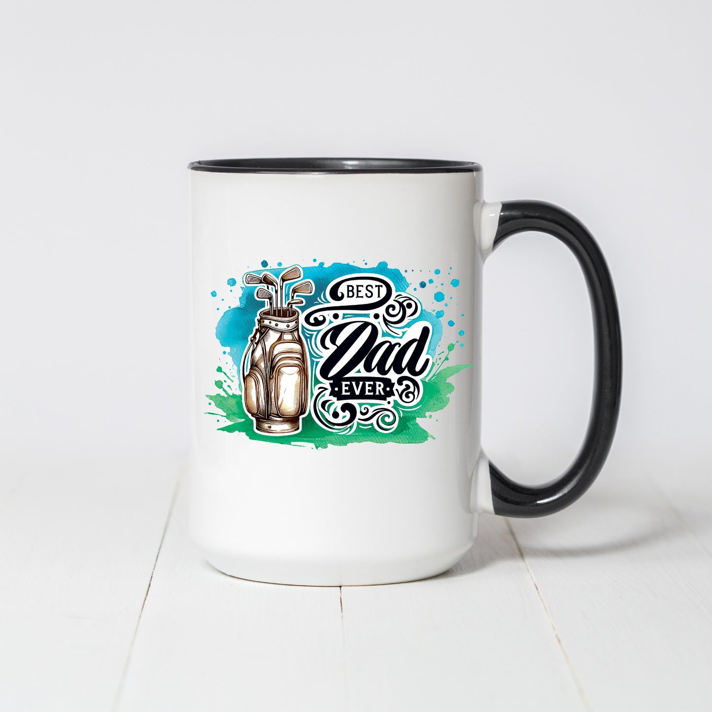 Best Dad Golf Coffee Mug