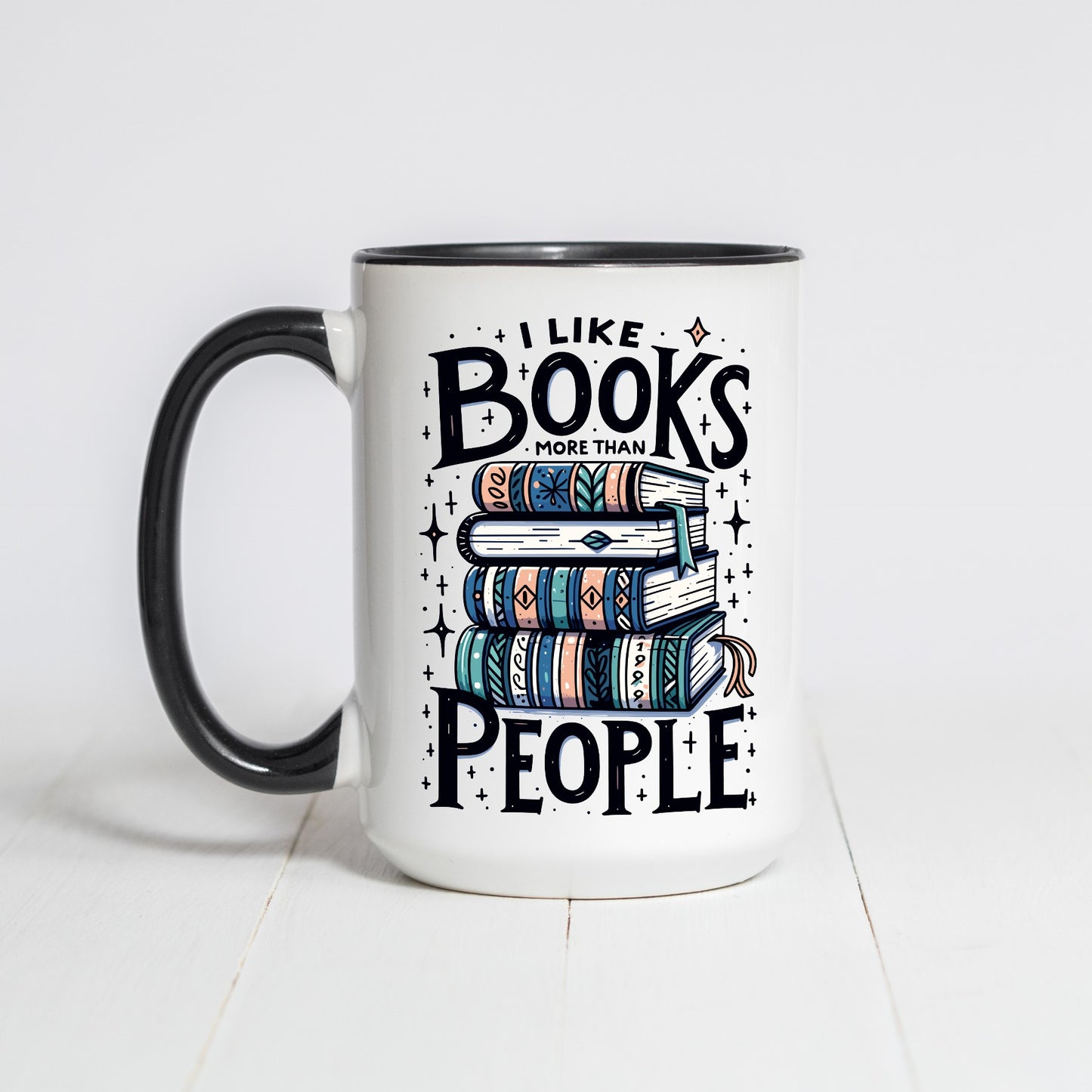 Books More than People Coffee Mug