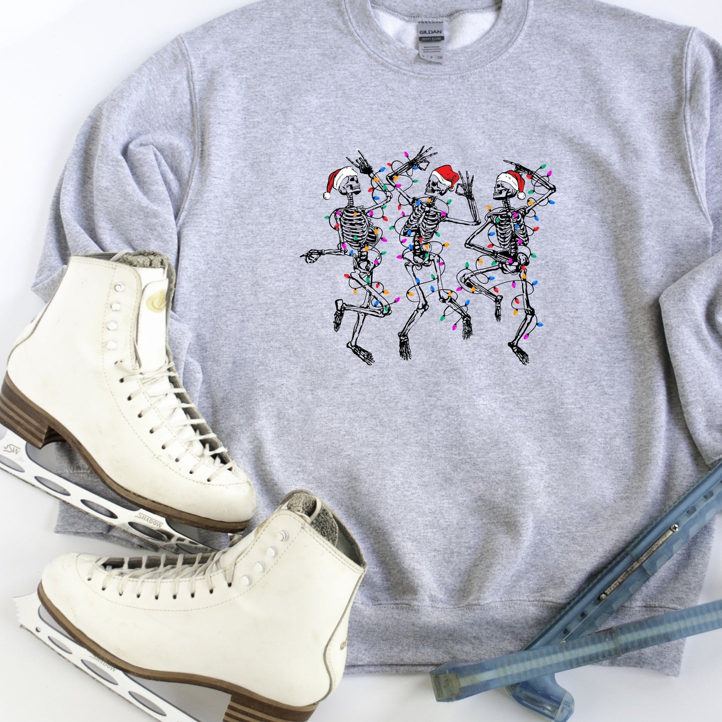 Christmas Skeletons Unisex Crewneck