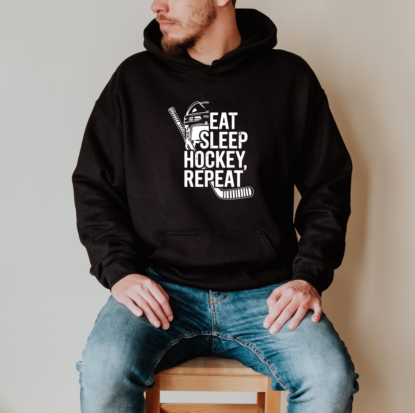 Eat Sleep Hockey Hoodie