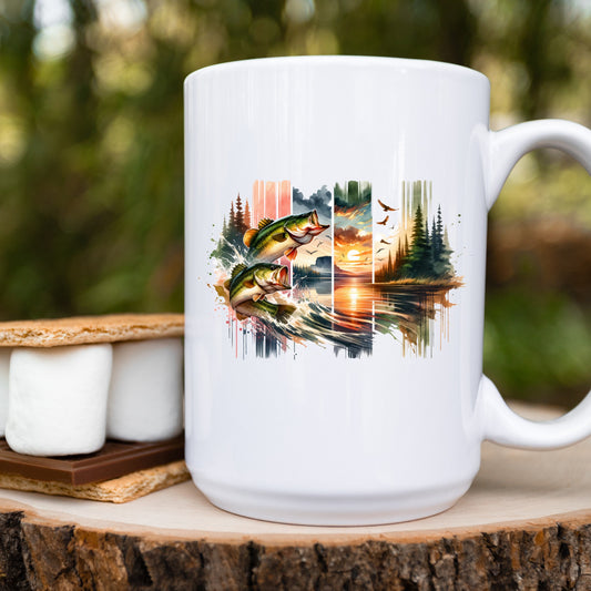 Gone Fishing Coffee Mug
