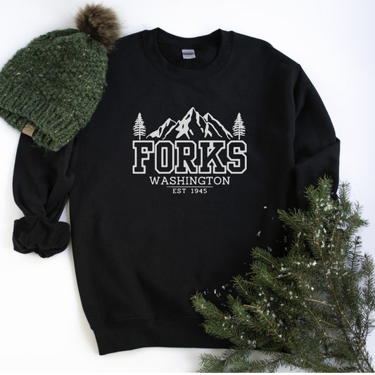Forks Washington Crewneck Sweater