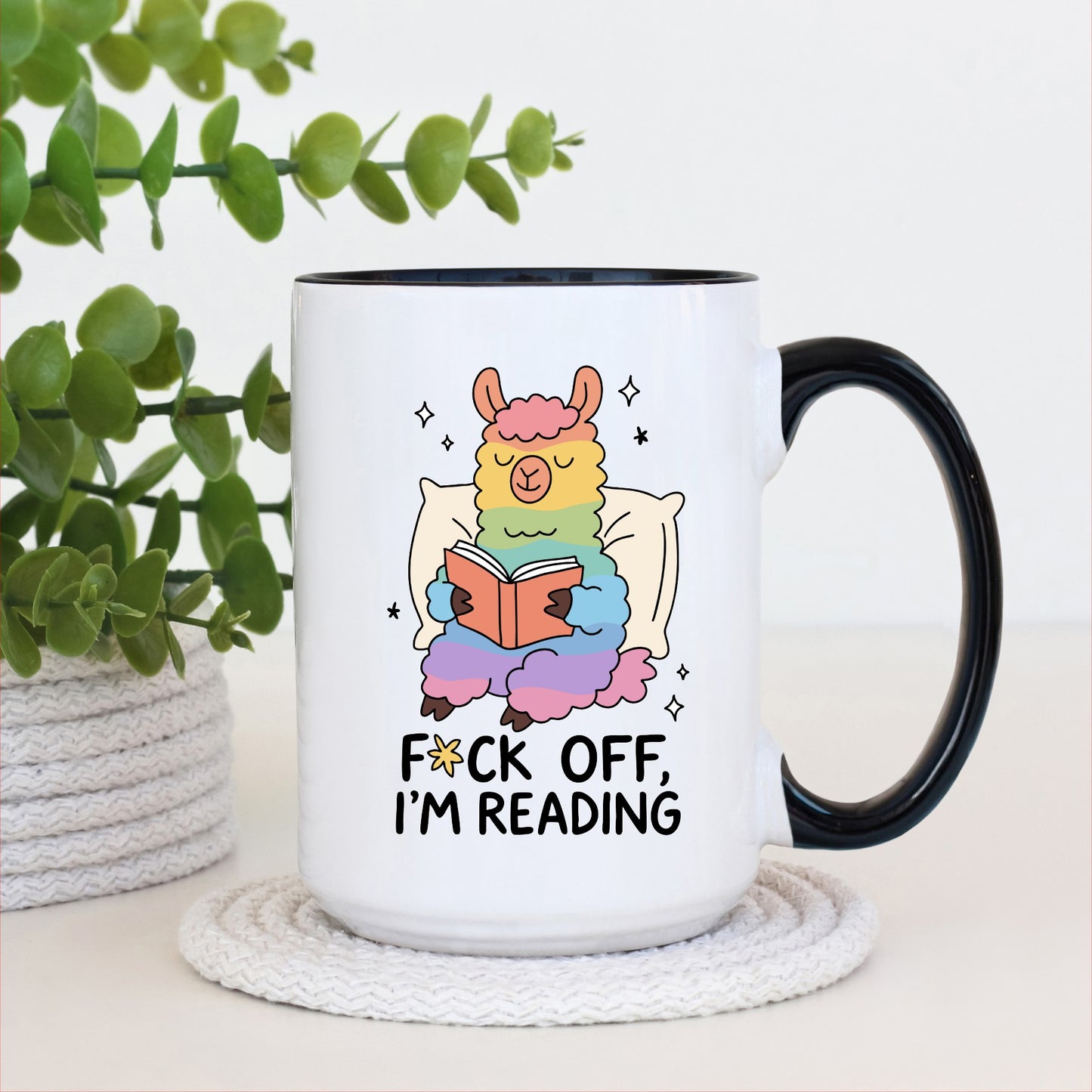 Fuck Off I'm Reading Coffee Mug