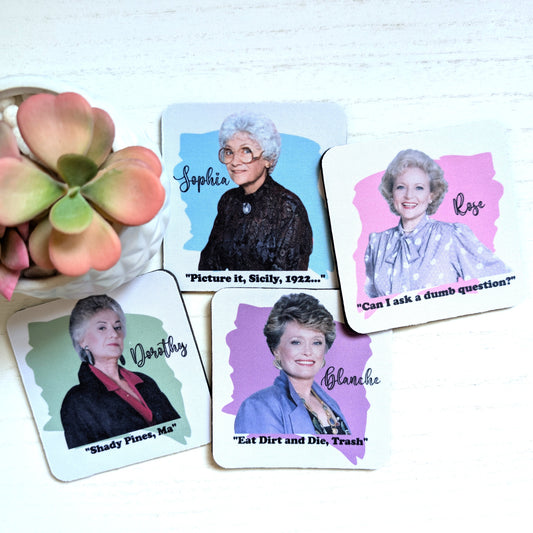 Golden Girls Coaster Set