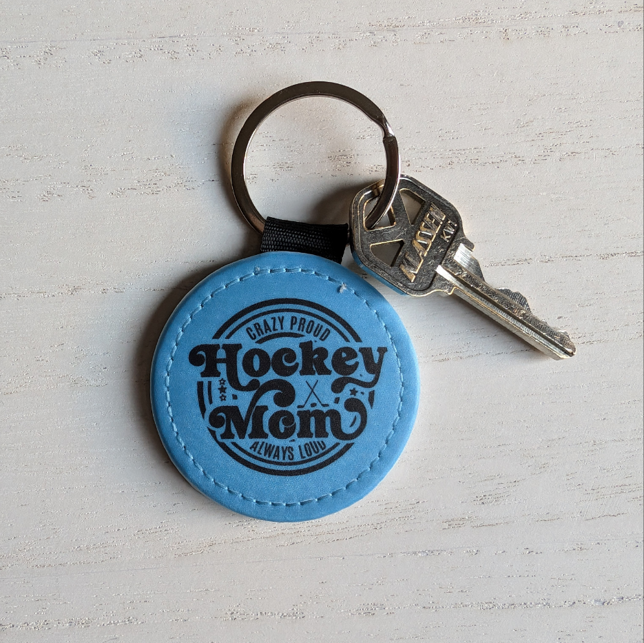 Hockey Mom Keychain