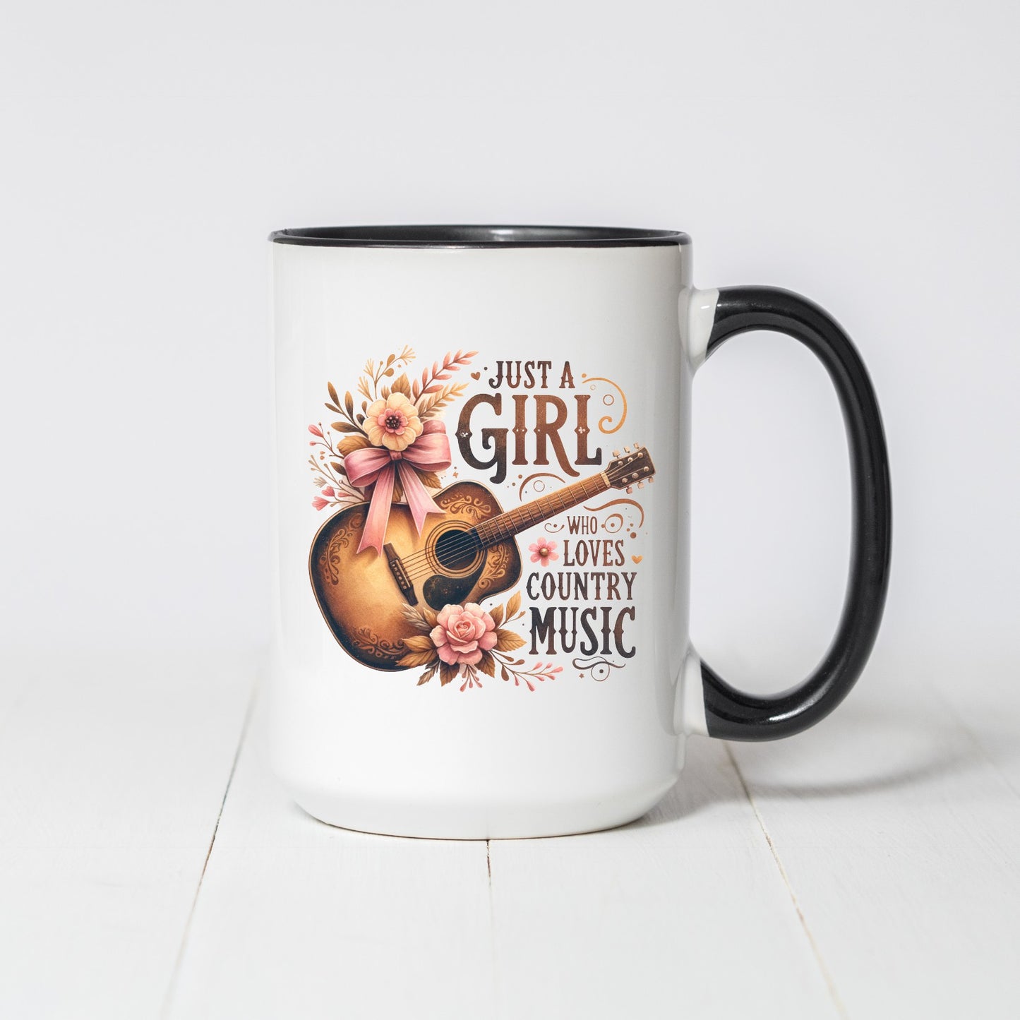 Just a Girl Who Loves Country Coffee Mug