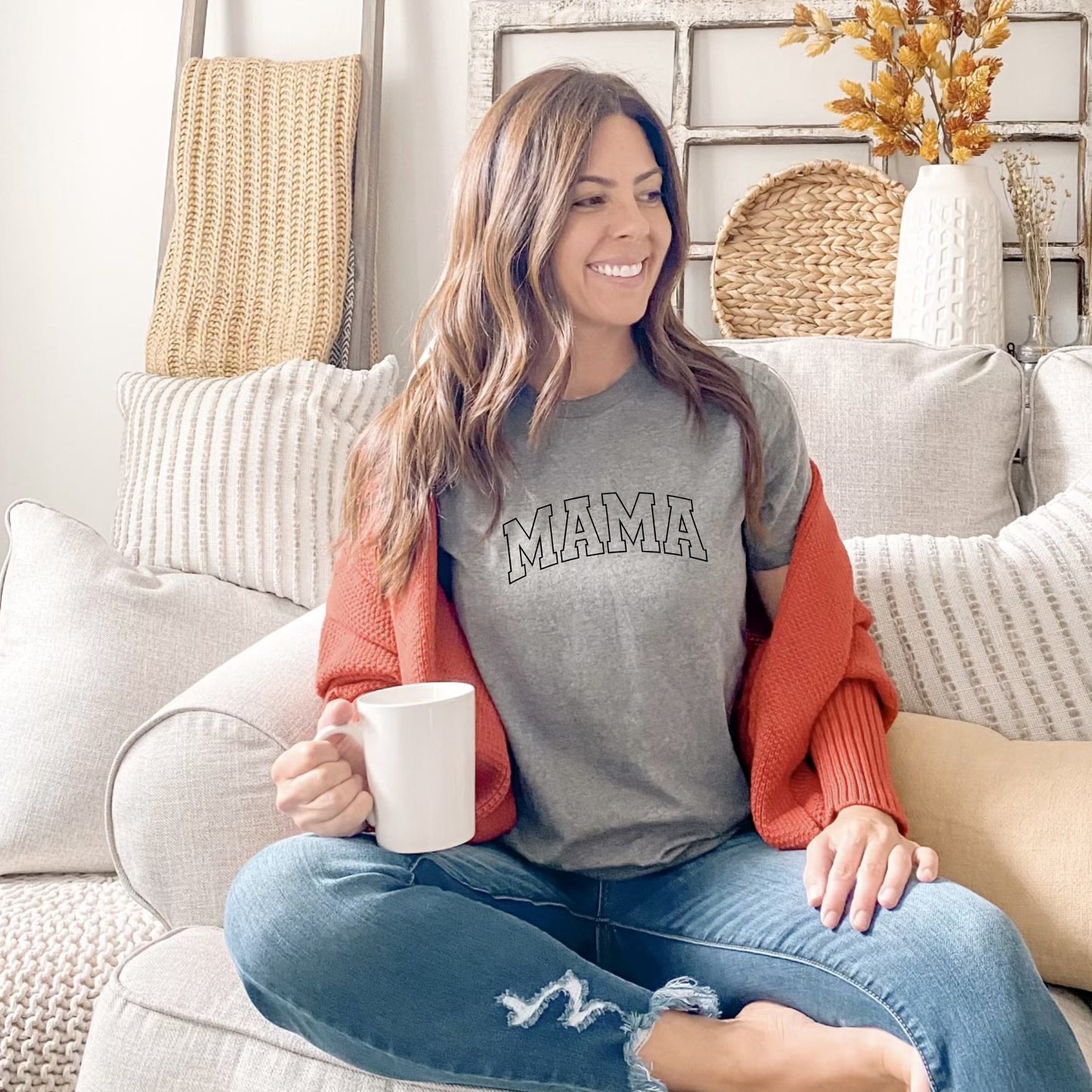 Mama Varsity Tshirt/Crewneck Sweater