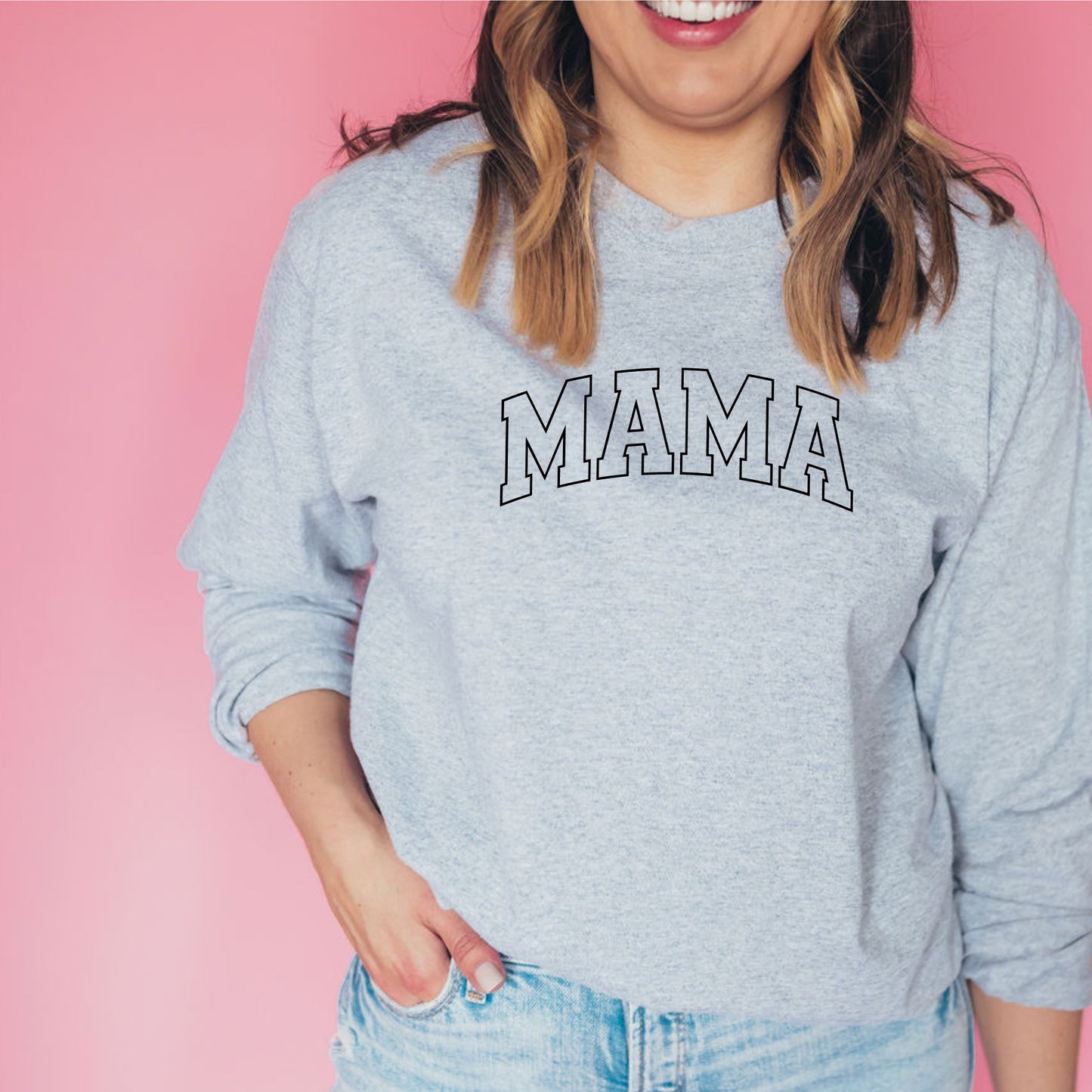 Mama Varsity Tshirt/Crewneck Sweater