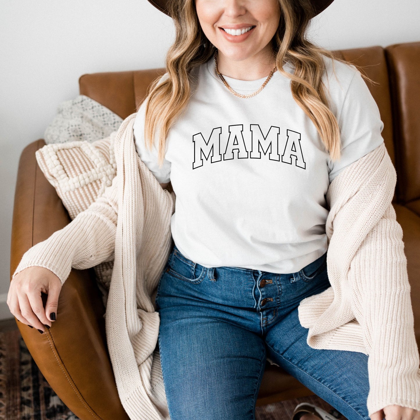 Mama Varsity Tshirt/Crewneck Sweater