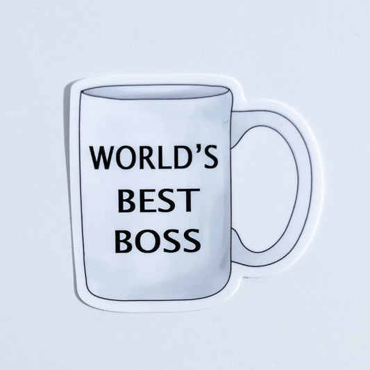 World's Best Boss Sticker