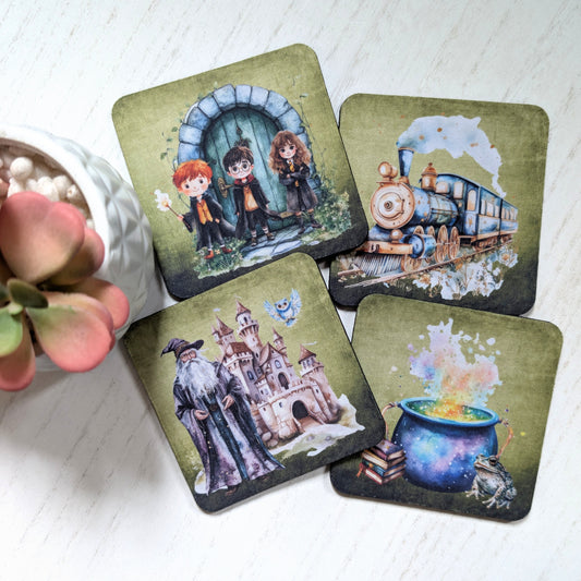 Hogwarts Coaster Set