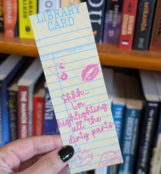 Dirty Parts Bookmark