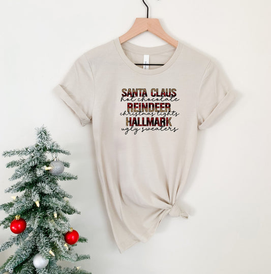 Christmas Words Unisex T-Shirt