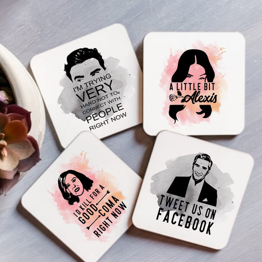 Schitt's Creek Coasters