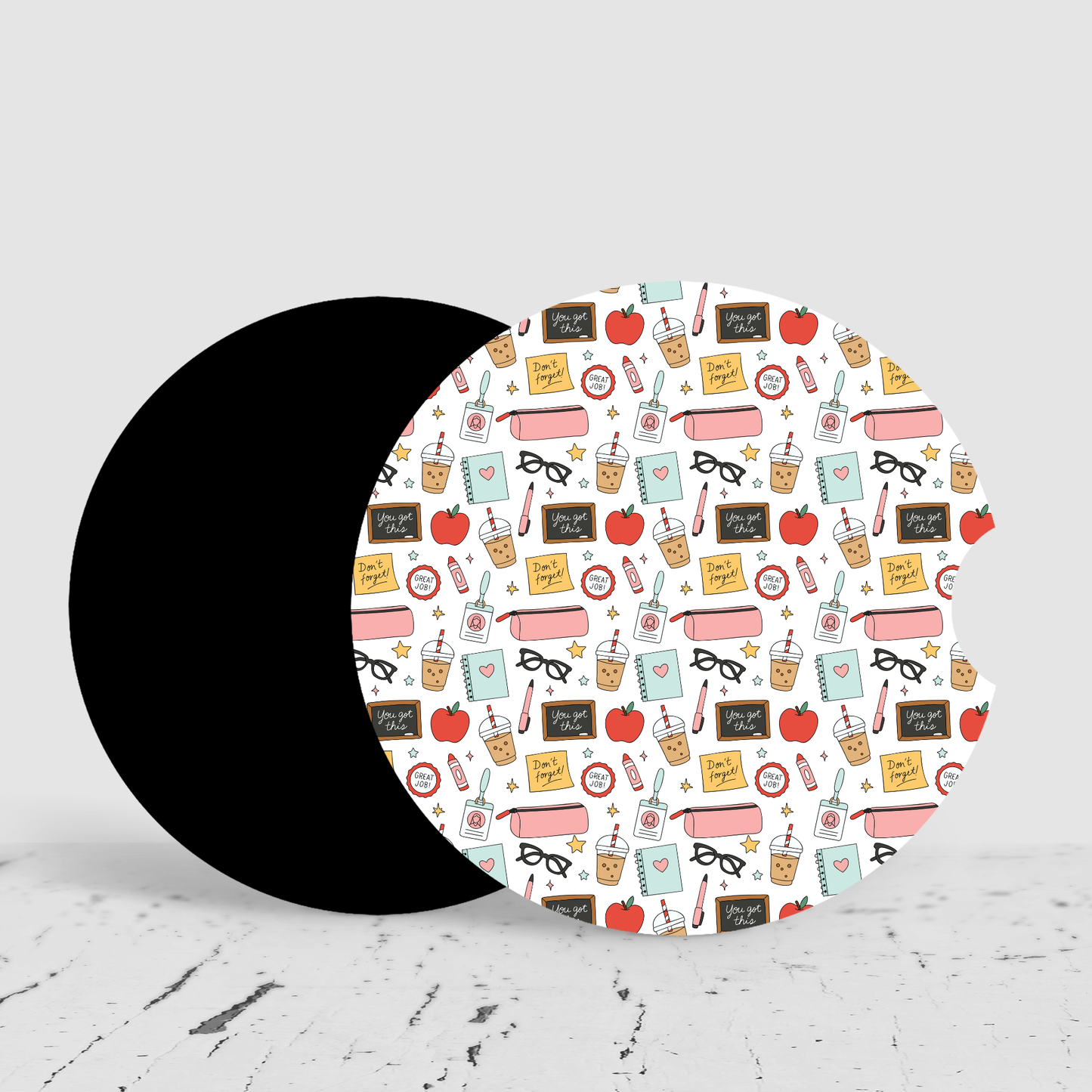 School Days Car Coasters