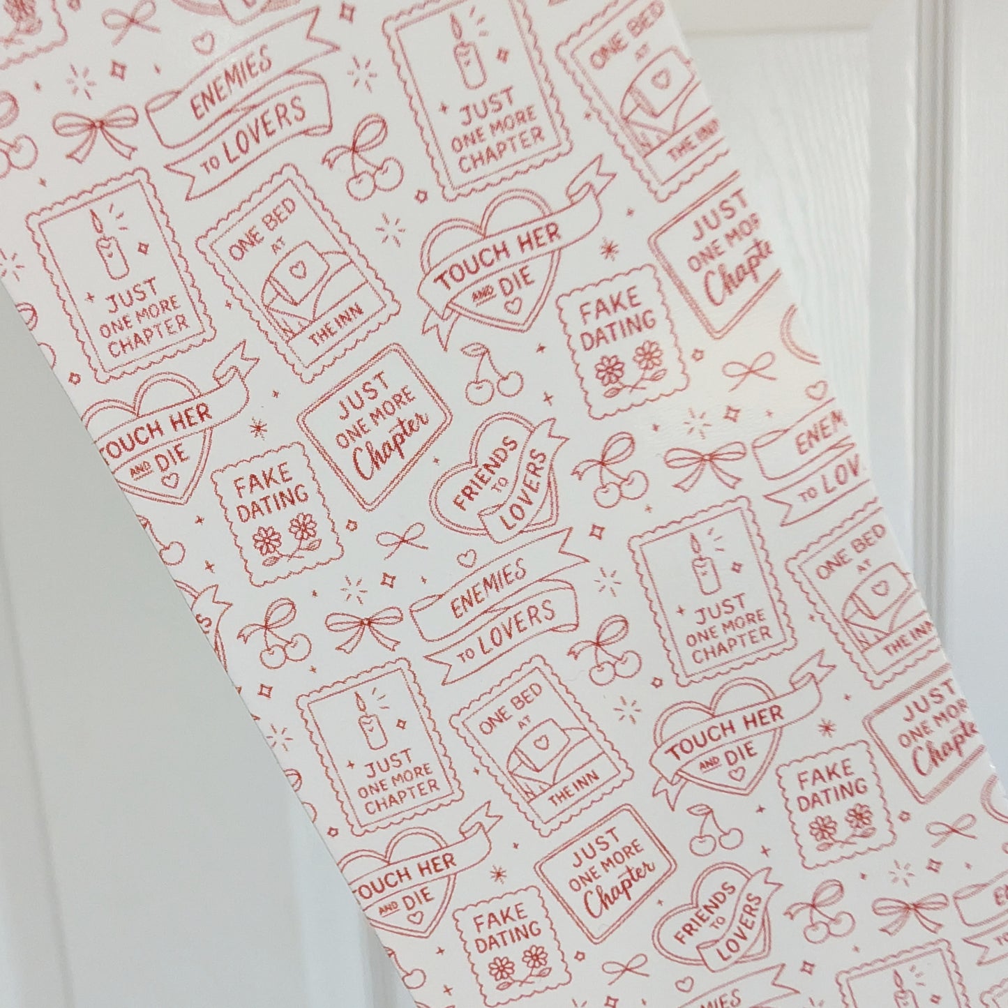 Romance Tropes Bookmark