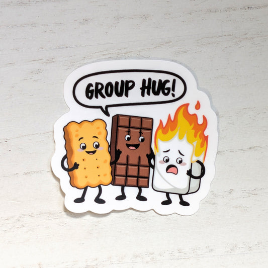 Smores Hug Sticker