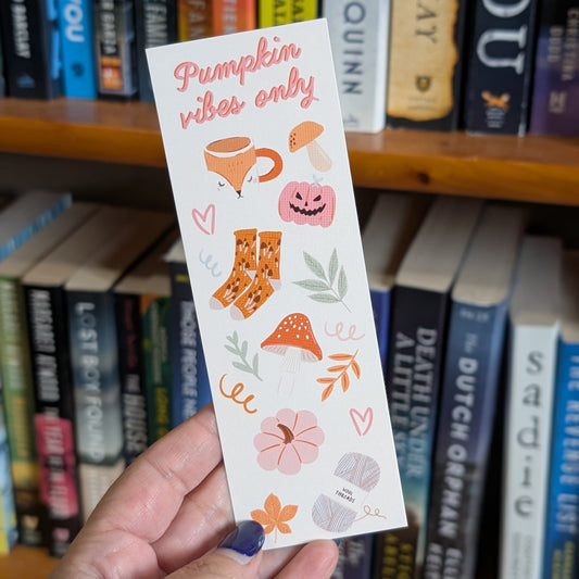 Pumpkin Vibes Bookmark