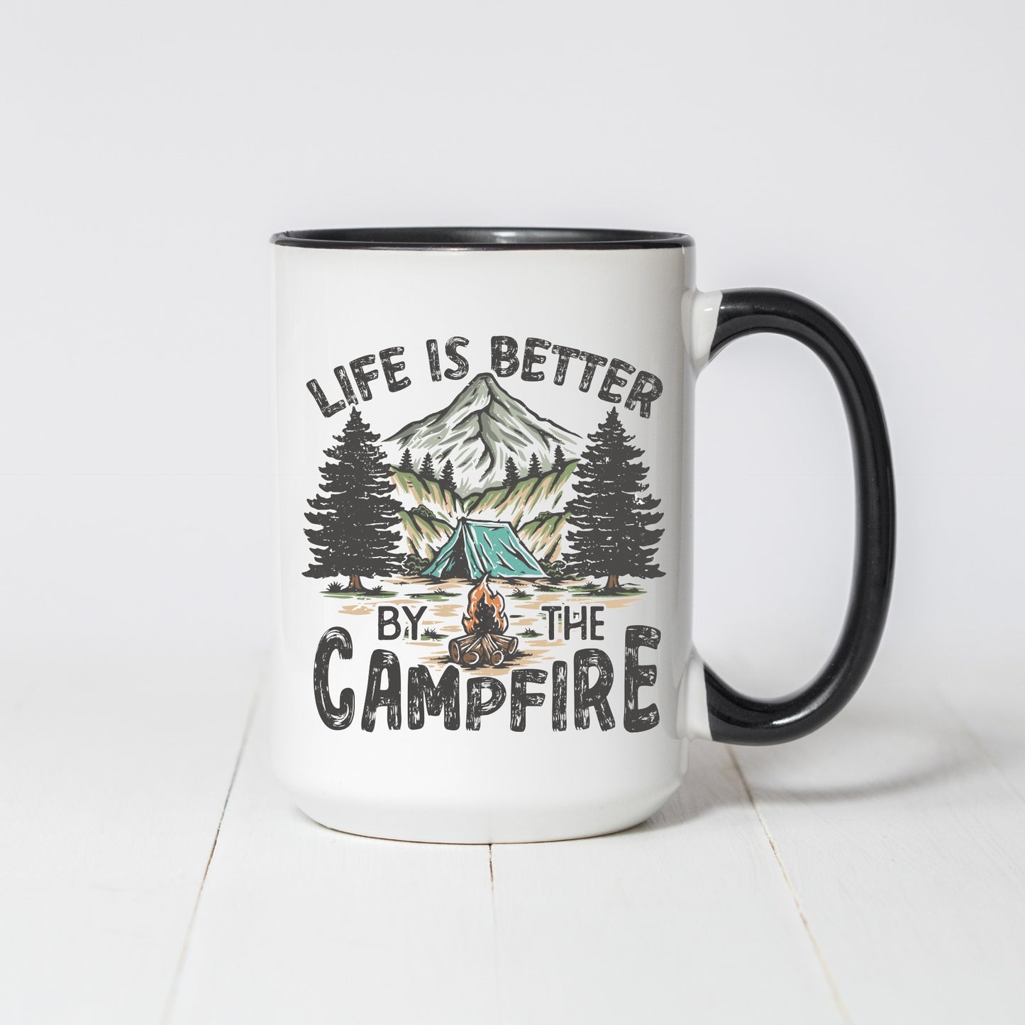 Better by The Campfire Coffee Mug