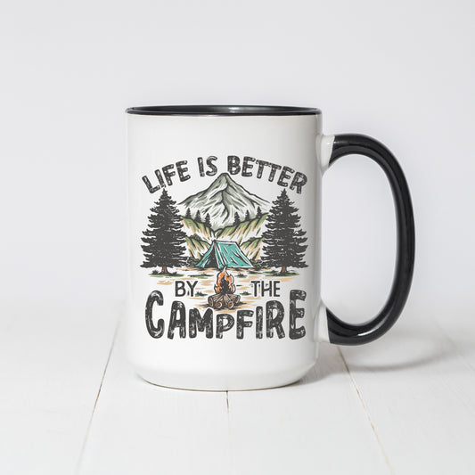 Better by The Campfire Coffee Mug