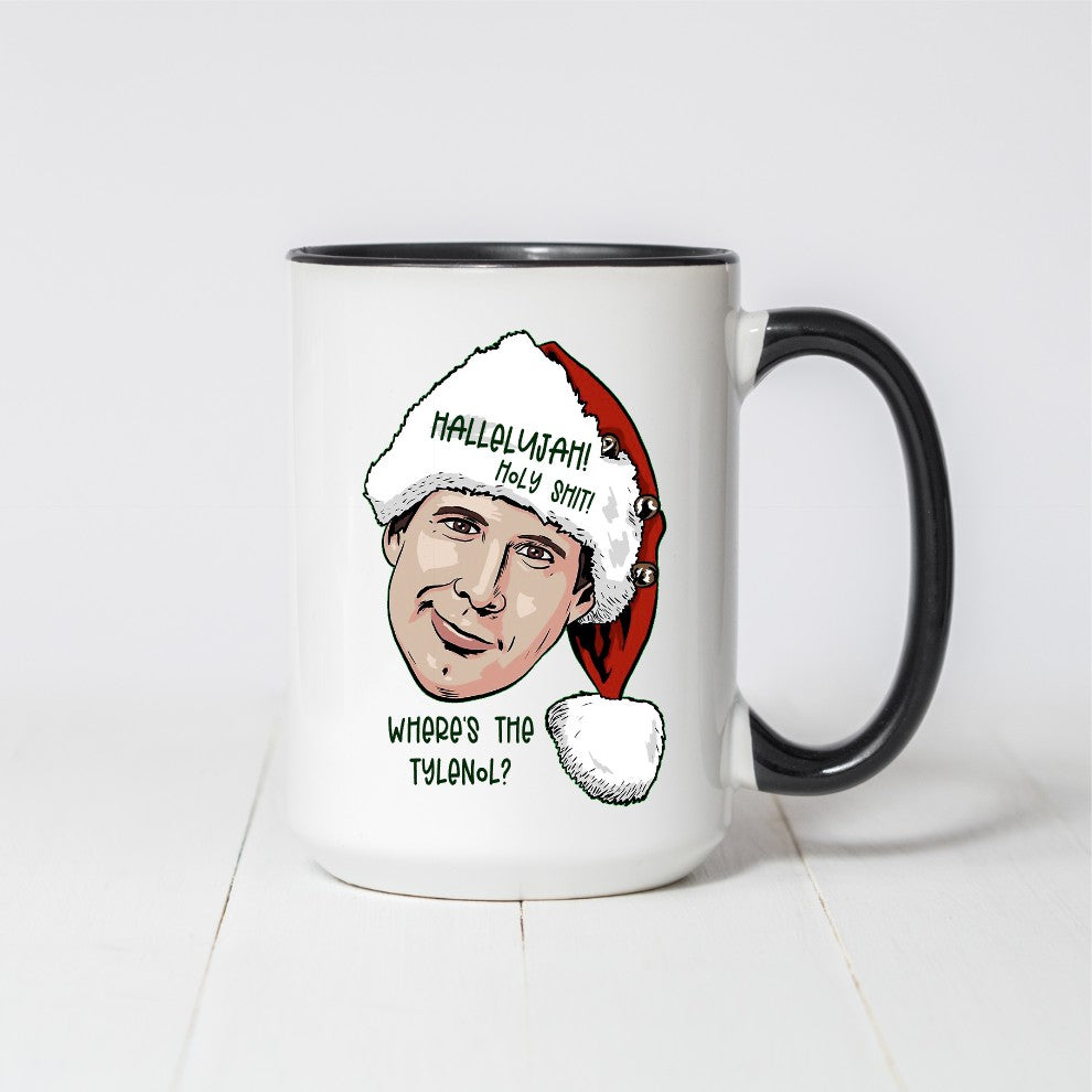 Hallelujah! Holy Shit! Christmas Vacation Mug
