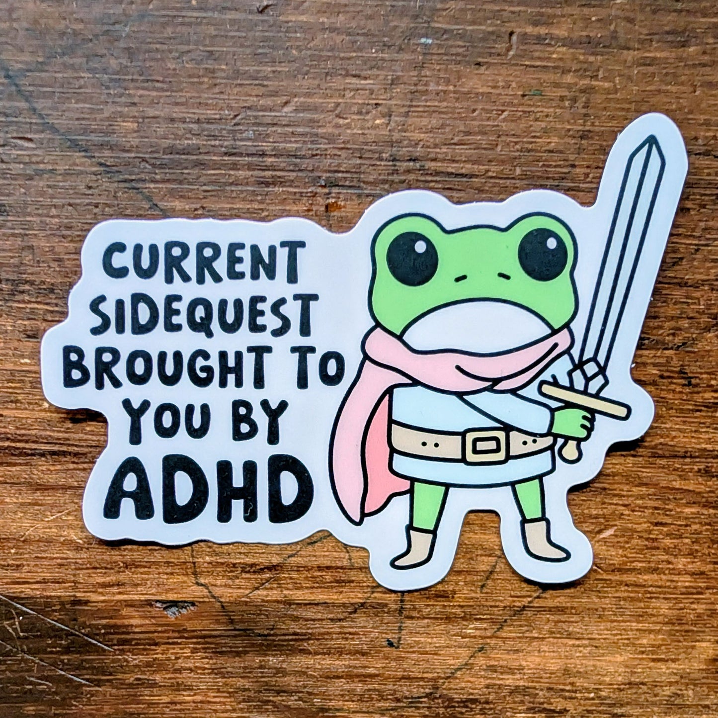 ADHD Side Quest Sticker