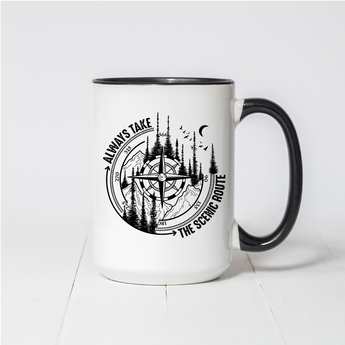 Always Take the Scenic Route Coffee Mug