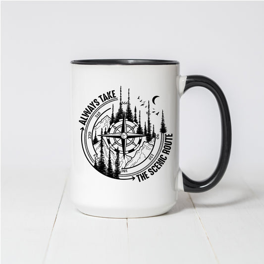 Always Take the Scenic Route Coffee Mug