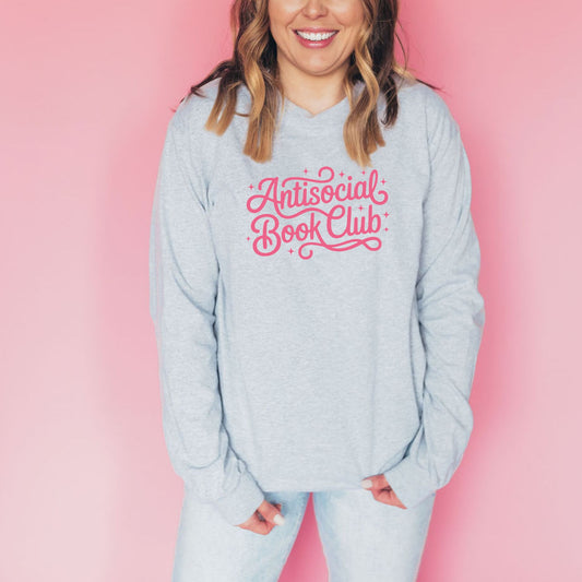 Antisocial Book Club Crewneck Sweater