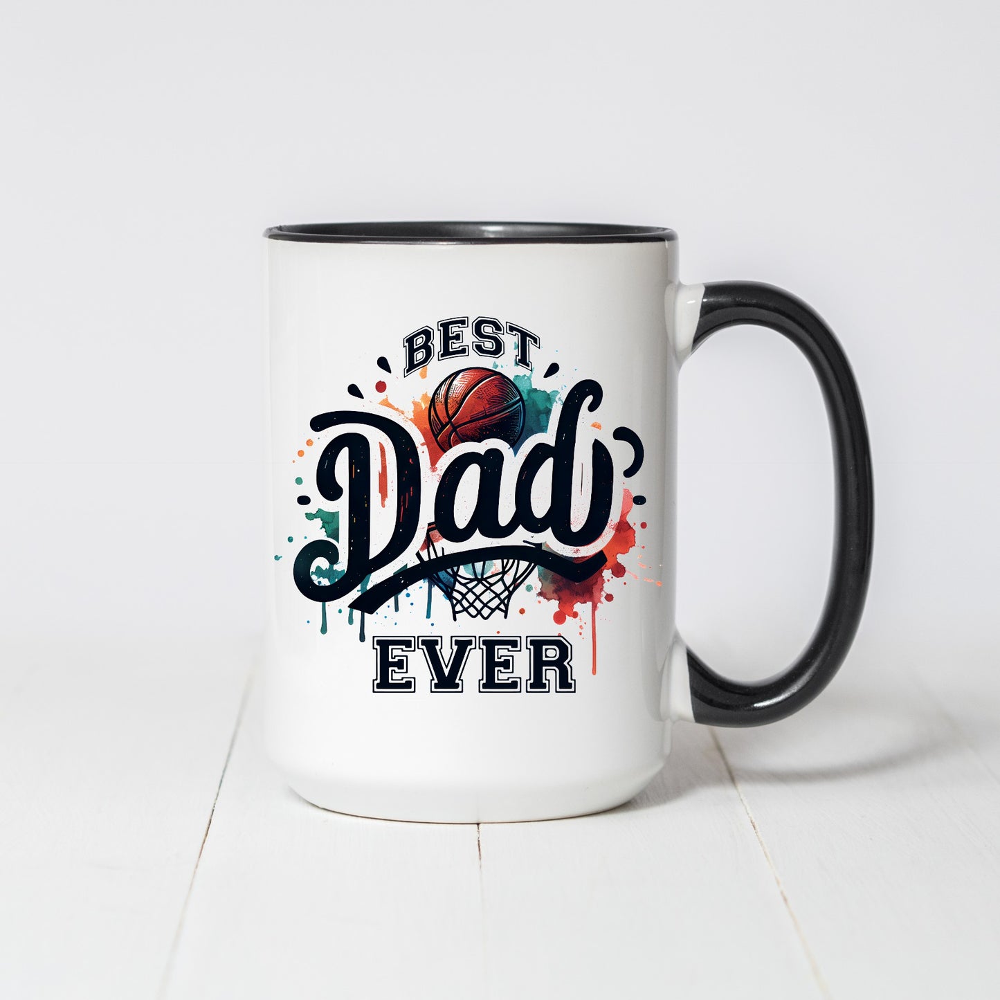 Best Dad Basketball Coffee Mug