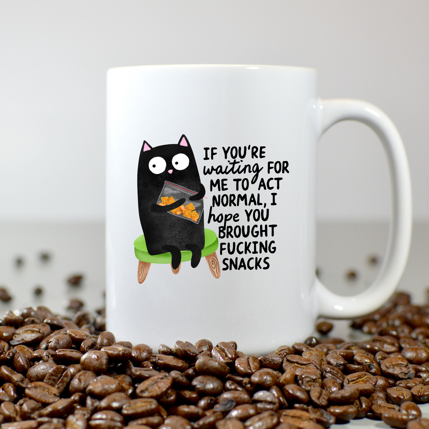 Brought Snacks 15oz Coffee Mug