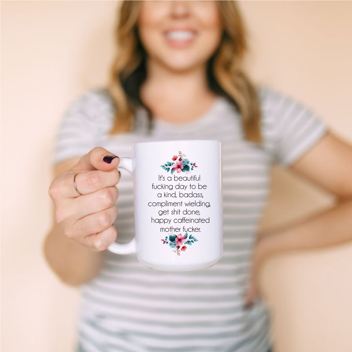 Caffeinated Mother Fucker 15oz Coffee Mug