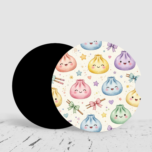 Dumpling Car Coasters