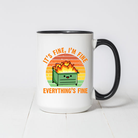 Dumpster Fire 15oz Coffee Mug