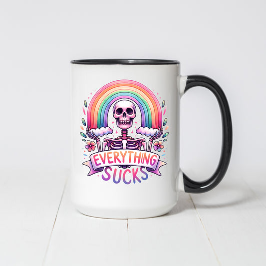 Everything Sucks 15oz Coffee Mug