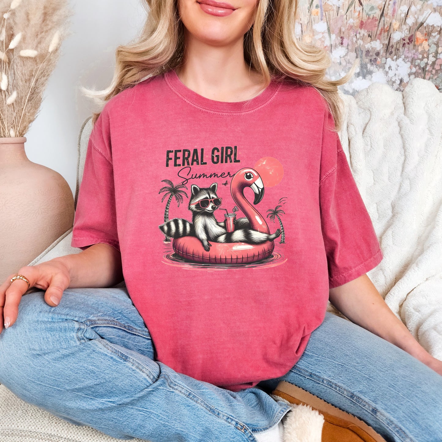 Feral Girl Summer Unisex Tshirt