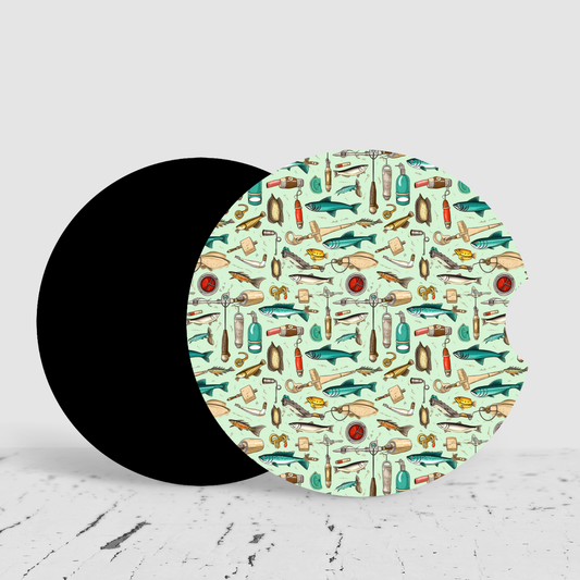 Fishing Car Coasters