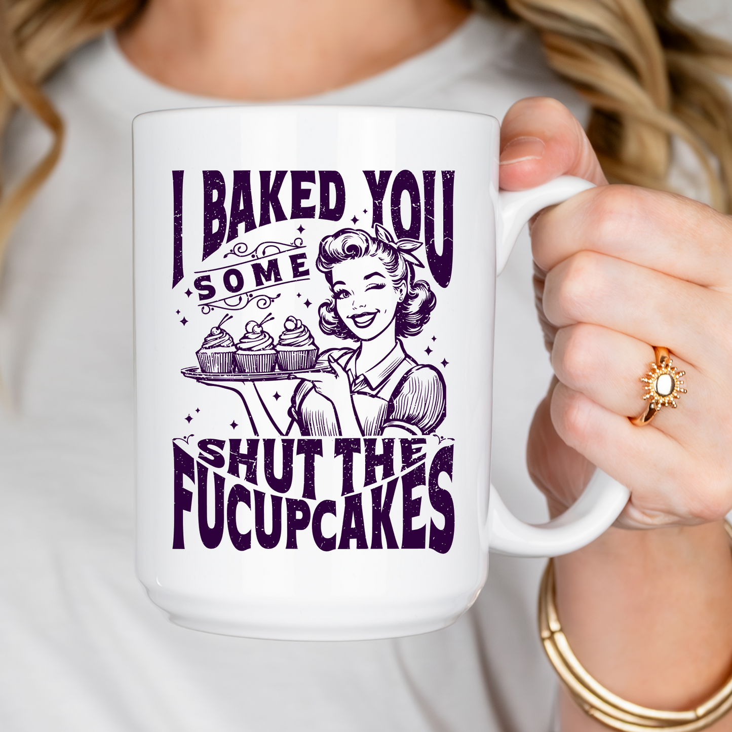 Shut the Fucupcakes 15oz Coffee Mug