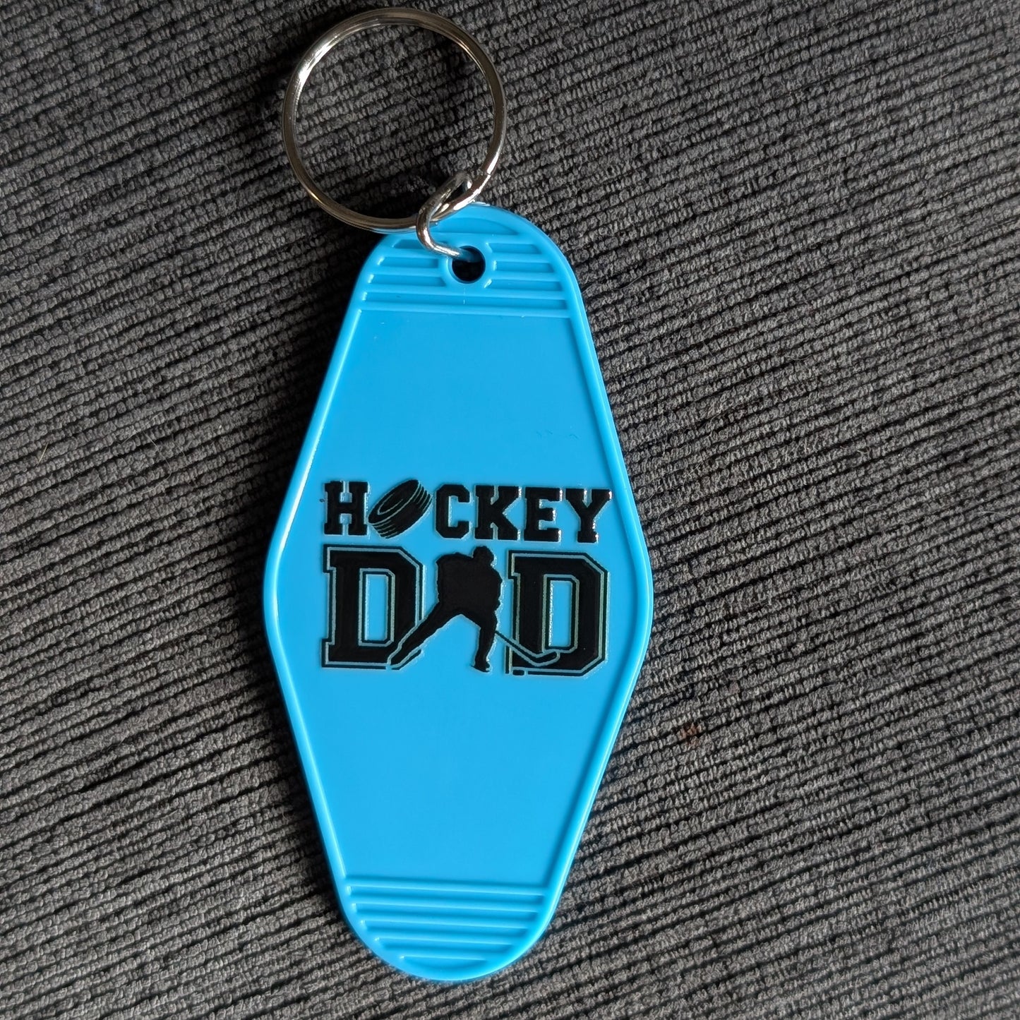 Hockey Dad Keychain