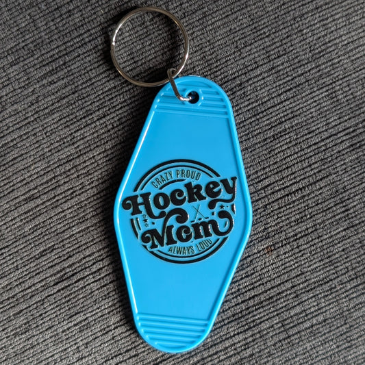 Hockey Mom Keychain
