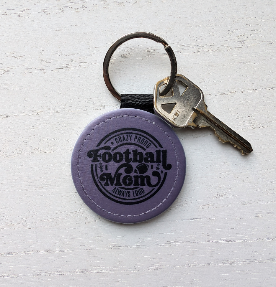 Football Mom Keychain