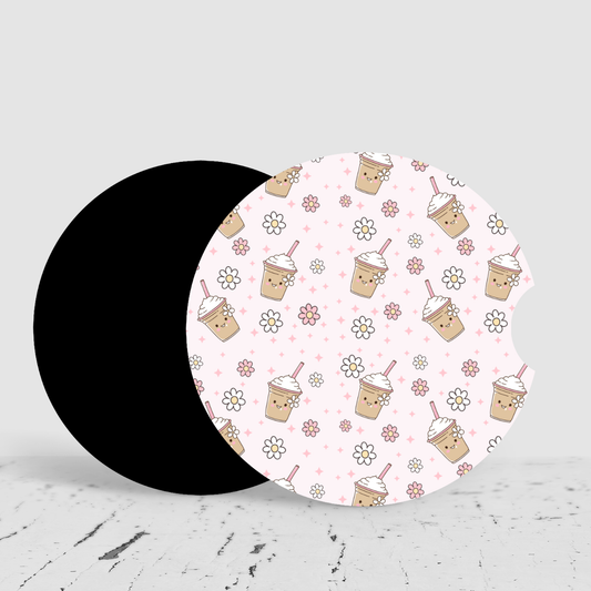 Iced Coffee Car Coasters