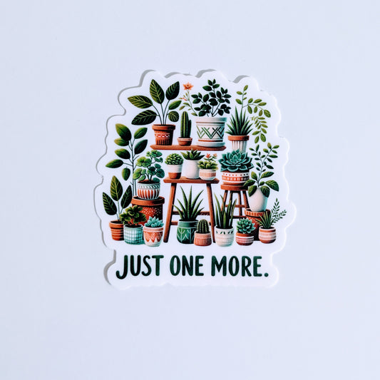 One More Plant Sticker